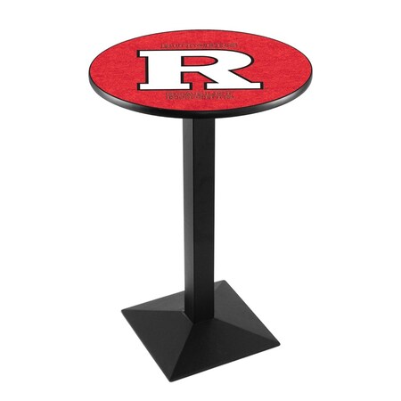 Holland Bar Stool Co 36" Blk Wrinkle Rutgers Pub Table L217B3628Rutger